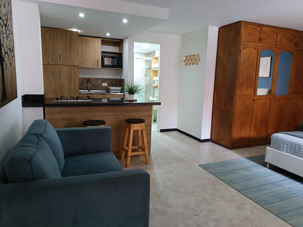 Апартаменти Acogedor Apartaestudio Ubicado En Laureles Медельїн Екстер'єр фото